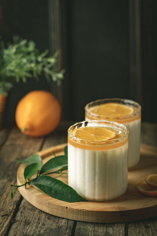 Zitronen-Panna Cotta mit Honig