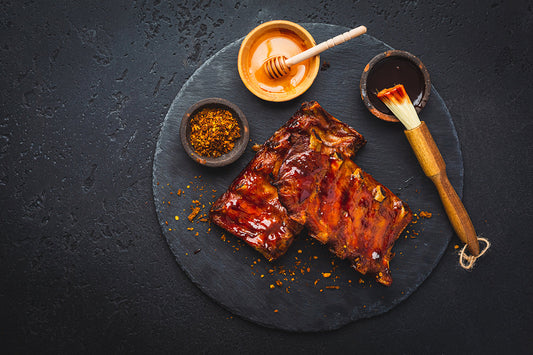 Honig-Olivenöl Ribs