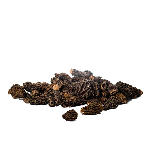 Morcheln - getrocknet, ganz, ohne Stiel 50g